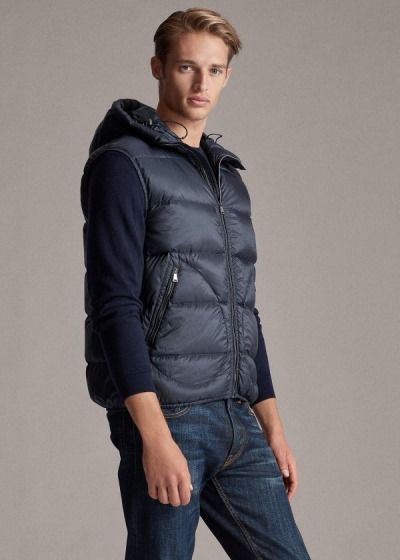 Ralph Lauren Mackay Down Veste Herre Danmark (UEOIX7125)